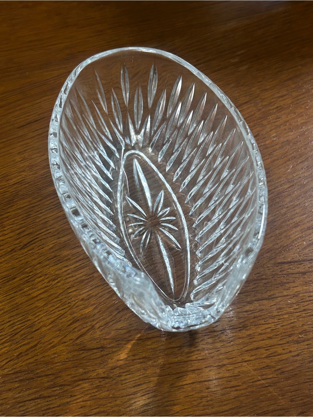 Princess house vintage glass spoon rest
